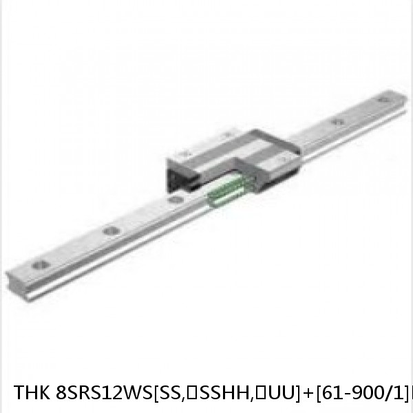 8SRS12WS[SS,​SSHH,​UU]+[61-900/1]L[H,​P]M THK Miniature Linear Guide Caged Ball SRS Series
