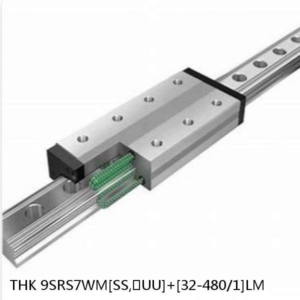 9SRS7WM[SS,​UU]+[32-480/1]LM THK Miniature Linear Guide Caged Ball SRS Series