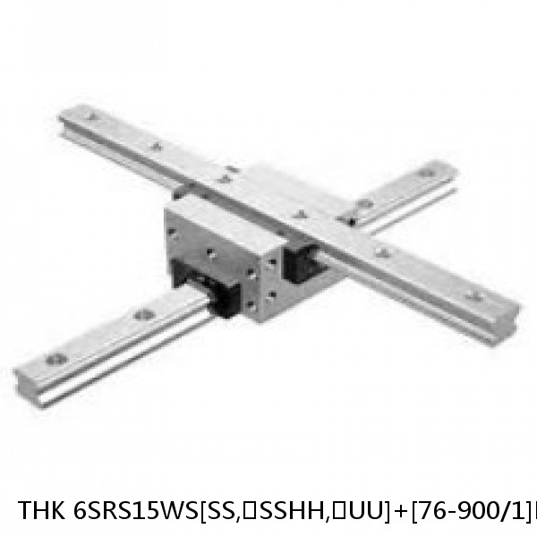 6SRS15WS[SS,​SSHH,​UU]+[76-900/1]L[H,​P]M THK Miniature Linear Guide Caged Ball SRS Series