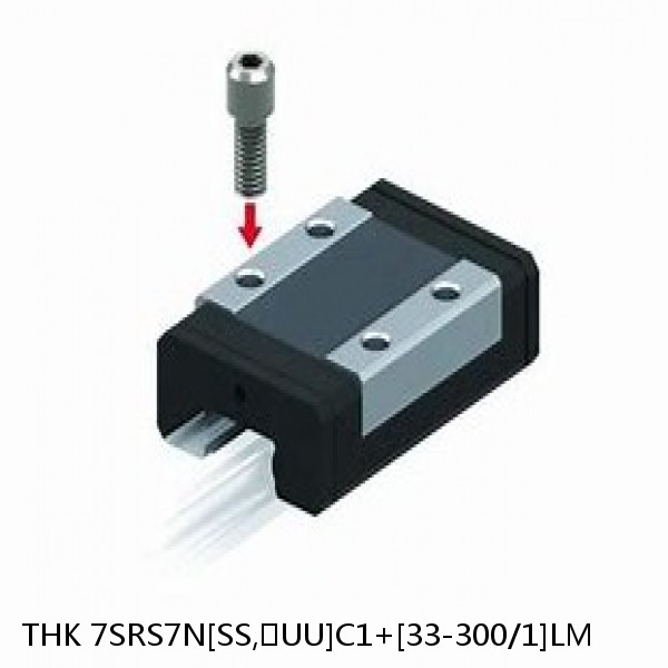 7SRS7N[SS,​UU]C1+[33-300/1]LM THK Miniature Linear Guide Caged Ball SRS Series