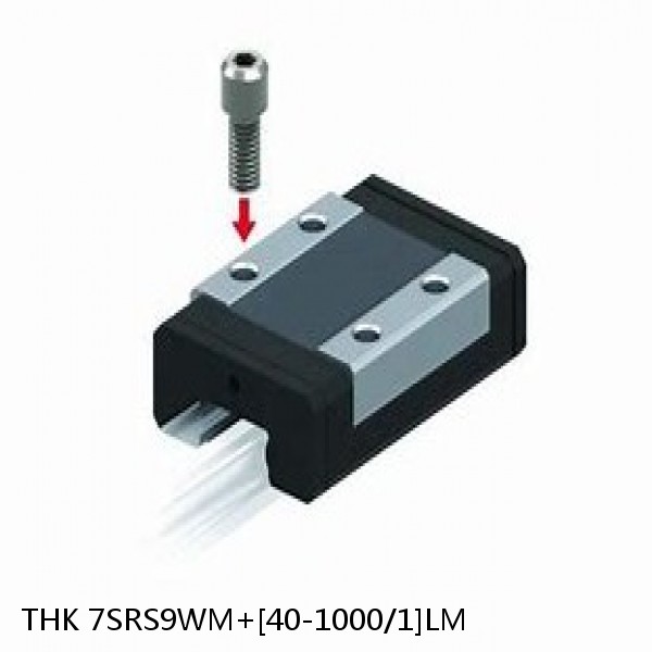 7SRS9WM+[40-1000/1]LM THK Miniature Linear Guide Caged Ball SRS Series