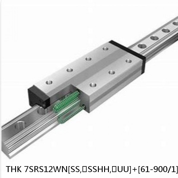 7SRS12WN[SS,​SSHH,​UU]+[61-900/1]LM THK Miniature Linear Guide Caged Ball SRS Series