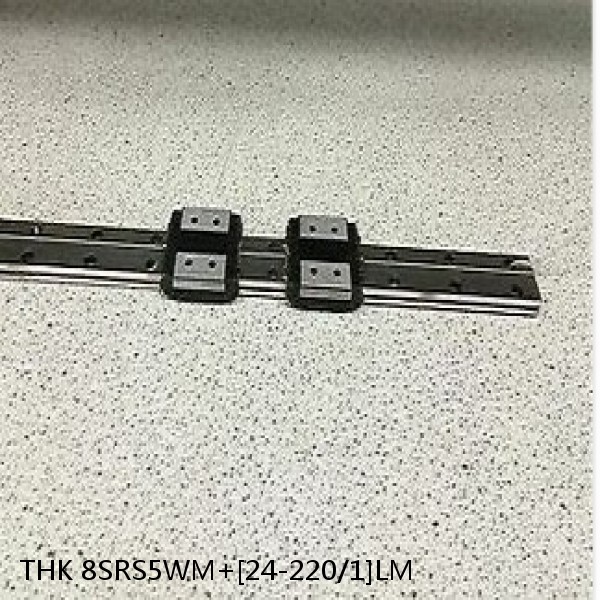 8SRS5WM+[24-220/1]LM THK Miniature Linear Guide Caged Ball SRS Series