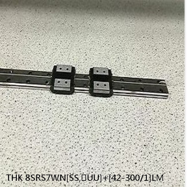 8SRS7WN[SS,​UU]+[42-300/1]LM THK Miniature Linear Guide Caged Ball SRS Series