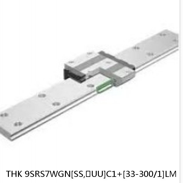 9SRS7WGN[SS,​UU]C1+[33-300/1]LM THK Miniature Linear Guide Full Ball SRS-G Accuracy and Preload Selectable